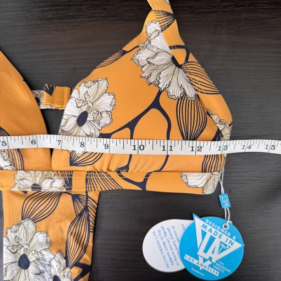 WET Swimsuit Set Women Large Floral One Piece Matching Cover Up Dress Resort NEW - Picture 10 of 14